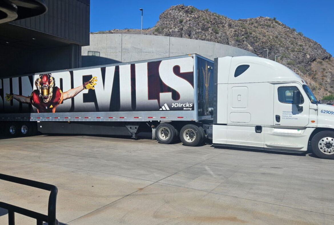 How Dircks Moved ASU Football’s Gear to London for the Union Jack Classic